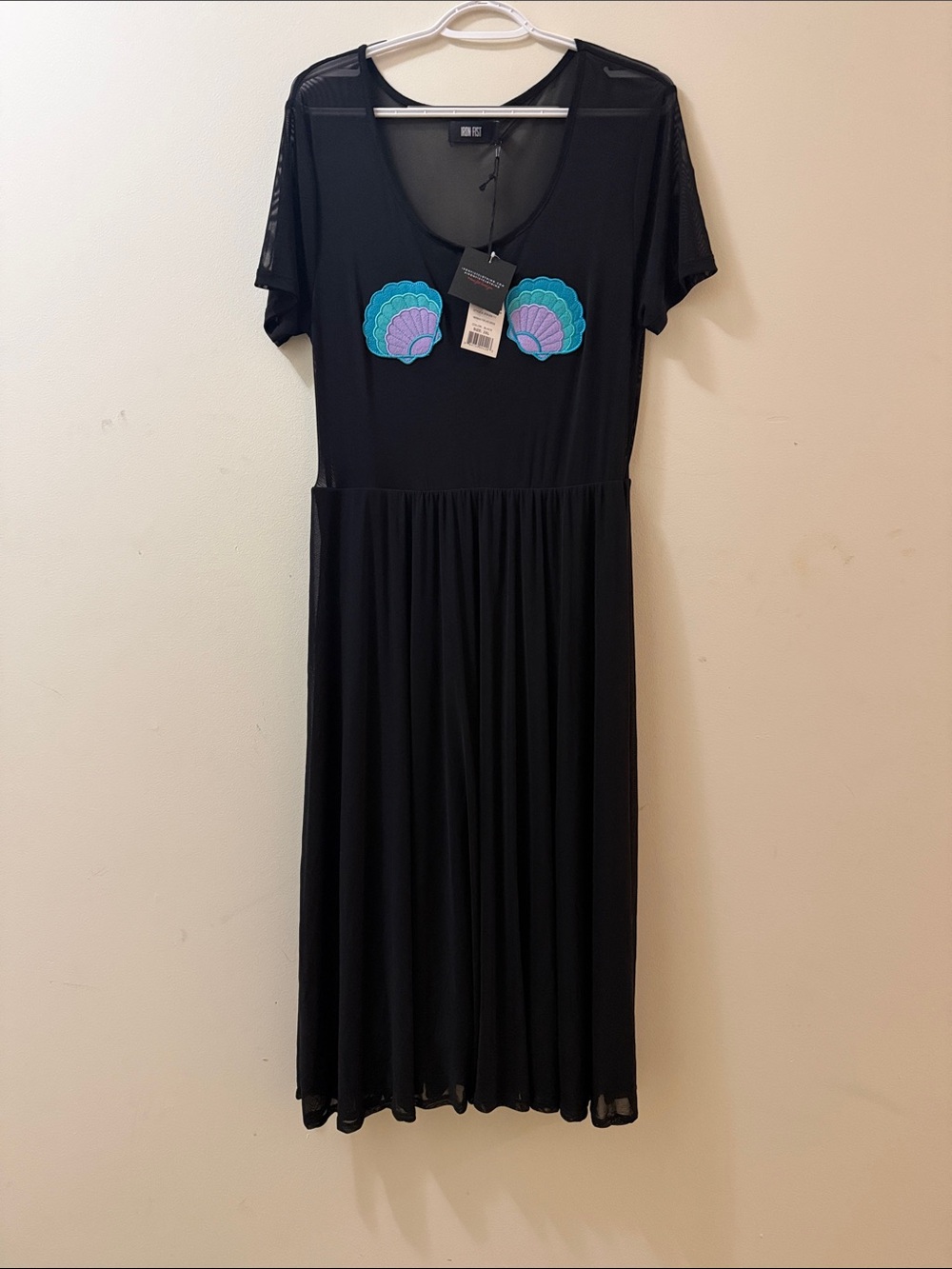 NWT Iron Fist mesh shell dress 2XL